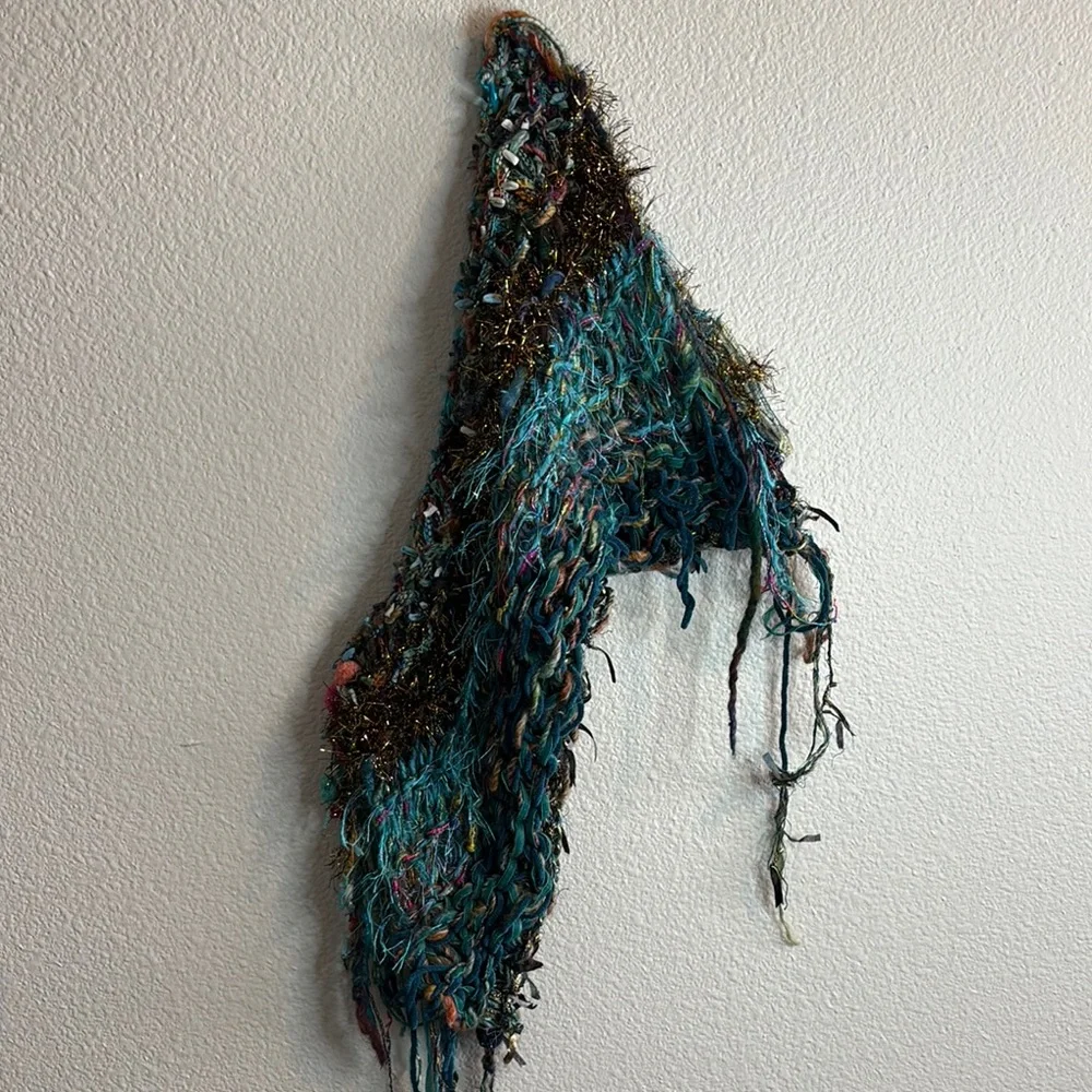 Crochet tube scarf